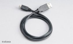 Akasa Kabel USB USB 2.0 A - micro B M-M 1 m AK-CBUB05-10BK