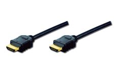 Assmann Kabel HDMI HighSpeed z Ethernetem Typ HDMI A/HDMI A M/M czarny 2m