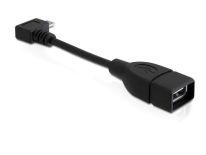 DeLOCK kabel USB MICRO BM -> AF USB 2.0 OTG KĄTOWY