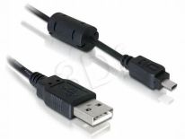 DeLOCK Kabel 82414 (USB M - Mini USB M; 1 8m; kolor czarny)