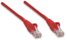 Intellinet Network Solutions Patch Cord RJ45, Kat. 5e UTP, 10 m, czerwony, 100% miedź