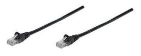 Intellinet Network Solutions patch cord RJ45, kat. 5e UTP, 50 cm, czarny, 100% miedź