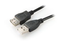 NATEC AM-AF kabel, przedłużacz USB 2.0, 1.8m, czarny, blister