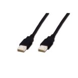 Kabel połączeniowy USB 2.0 HighSpeed Typ USB A/USB A M/M czarny 1,8m