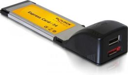 DeLOCK Karta express card -> USB 2.0 + eSATA