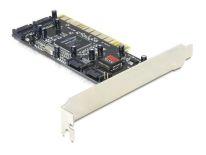 DeLOCK Karta PCI kontroler SATAX4 RAID