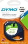 Dymo ETYKIETA LETRATAG 12x4m PAPIER BIAŁA S0721500