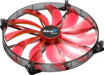 Aerocool SILENT MASTER RED LED Wentylator 200x200x20mm