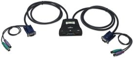 Intellinet Network Solutions Przełącznik KVM 2-Port Mini KVM Switch 151238