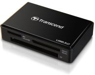 Transcend czytnik kart USB 3.0/2.0, Black + Recovery Software