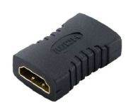 4World Adapter HDMI [F] > HDMI [F], czarny