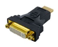 4World Adapter HDMI [M] > DVI-I [F] (24+5), czarny