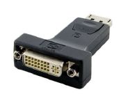 4World Adapter DisplayPort [M] > DVI-I [F] (24+5), czarny