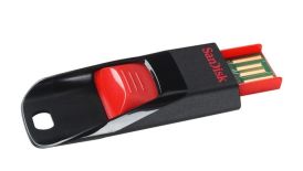 SanDisk Cruzer EDGE 32GB USB 2.0 (write: 10MB/s; read: 15MB/s)