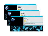 HP Tusz 771 Yellow Ink Cart 3Pk