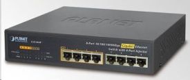 Planet Switch niezarządzalny Planet GSD-804P 4-Port 1000Mb/s + 4-Port PoE+ Desktop