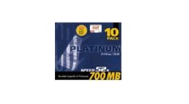 Platinum CD-R 700 MB 52x Koperta 10 szt.