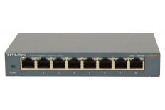 TP-Link TL-SG108 Switch 8x10/100/1000Mbps, Metal case, IEEE 802.1p QoS