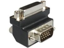 DeLOCK Adapter DVI-I (F)(24+5) > VGA (M), kątowy 90°