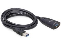 DeLOCK przedłużacz aktywny USB 3.0 AM-AF 5M, czarny