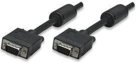 Manhattan Kabel monitorowy SVGA HD15 M/HD15 M 7,5m z ferrytem