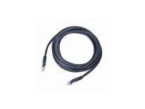 Gembird patchcord RJ45, osłonka zalewana, kat. 5e, UTP, 0,25m, czarny