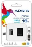 A-Data karta pamięci micro SDHC 16GB Class 10 UHS-I + Czytnik USB