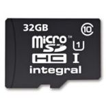 Integral karta pamięci micro SDHC 32GB CL10 + SDHC adapter (transfer do 40MB/s)