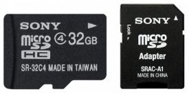 Sony Karta microSD 32 GB z adaptorem klasa 4