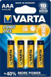 VARTA Baterie Varta Longlife extra, Micro LR03/AAA - 4 szt