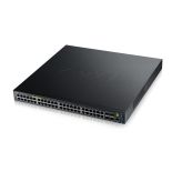 ZyXEL Zyxel XGS3700-48HP 52-port Gigabit L2+ Managed PoE Switch, 48x gigabit RJ45, 4x 10G SFP+, 802.3at, 460W