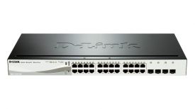 D-Link 24-port 10/100/1000 Gigabit PoE (max.85W) Smart Switch incl. 4 Combo