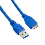 4World Kabel USB 3.0 AM- Micro BM 0.5m, niebieski