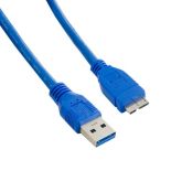 4World Kabel USB 3.0 AM- Micro BM 2.0m, niebieski