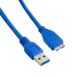 4World Kabel USB 3.0 AM- Micro BM 3.0m, niebieski