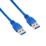 4World Kabel USB 3.0 AM-AM 1.0m, niebieski