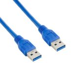 4World Kabel USB 3.0 AM-AM 5.0m, niebieski