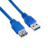 4World Kabel USB 3.0 AM-AF 1.5m, niebieski