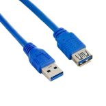 4World Kabel USB 3.0 AM-AF 5m, niebieski