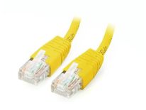 Equip patchcord RJ45, kat. 6, UTP, 0.5m, zółty