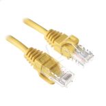 A-LAN Kabel UTP KKU5ZOL1 (RJ45 - RJ45; 1m; UTP; kat. 5e; kolor żółty)