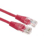 A-LAN Kabel UTP KKU5CZER0.5 (RJ45 - RJ45; 0 50m; UTP; kat. 5e; kolor czerwony)