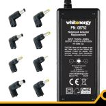 Whitenergy uniwerslany zasilacz sieciowy Super Slim do netbooka 65W, USB