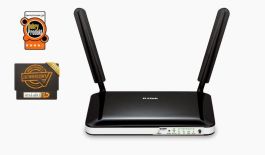 D-Link 4G LTE Router, 4 X FastEthernet LAN, 2 X LTE antenna, SIM card slot, PL