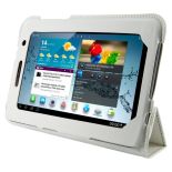 4World Etui - stand dla Galaxy Tab 2, 4-Fold Slim, 7'', białe