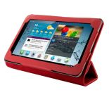 4World Etui ochronne/Podstawka do Galaxy Tab 2, Folded Case, 7'', czerwone