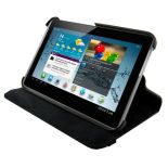 4World Etui ochronne/Podstawka do Galaxy Tab 2, Rotary, 7'', czarne