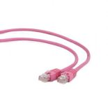 Gembird patchcord RJ45, osłonka zalewana, kat. 5e, UTP, 0,5m, różowy