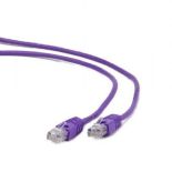 Gembird patchcord RJ45, osłonka zalewana, kat. 5e, UTP, 0.5m, fioletowy