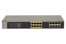 Netgear ProSafe Plus 16-Port, 8xPOE, Gigabit Rack Switch budget 85W (JGS516PE)